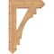 Ekena Millwork Merced Arts & Crafts Smooth Bracket, Western Red Cedar, 5 1/2"W x 26"D x 38"H BKT06X26X38MRC03SWR - alternate 4